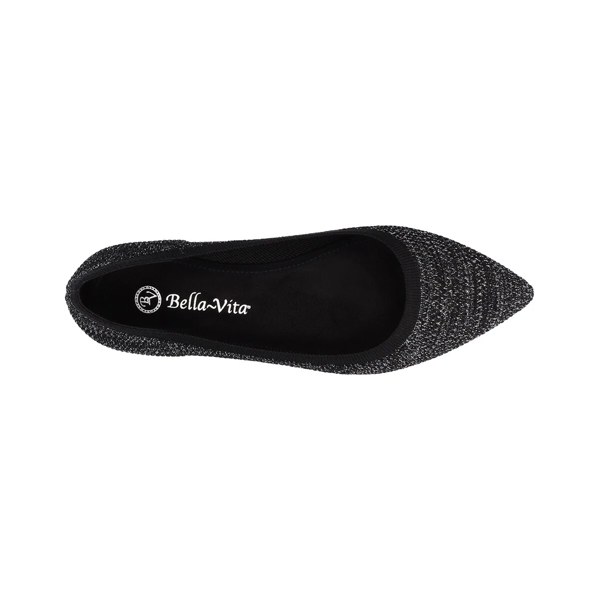 Outlet ๐ Bella-Vita ๐ฉ Womens Bella Vita Mireya Black Metallic Fashion Flats ๐ 6 Outlet ๐ Bella-Vita ๐ฉ Womens Bella Vita Mireya Black Metallic Fashion Flats ๐ - Image 4