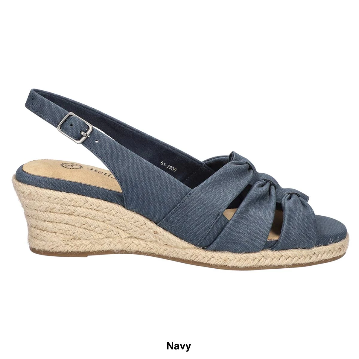 Coupon 🔔 Bella-Vita 👩 Womens Bella Vita Cheerful Espadrille Wedge 🩴 Sandals 👏 4 Coupon 🔔 Bella-Vita 👩 Womens Bella Vita Cheerful Espadrille Wedge 🩴 Sandals 👏 - Image 2
