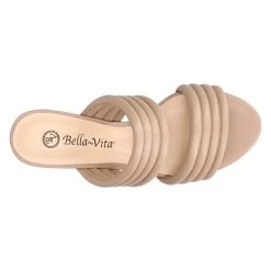 Coupon ⭐ Bella-Vita 👩 Womens Bella Vita Georgette Block Heel Slide 🩴 Sandals ✔️ -Boots Shop unnamed file 1748