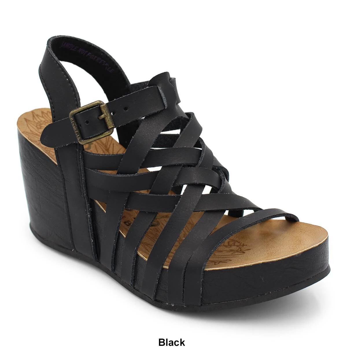Hot Sale 💯 Womens Blowfish Harper Strappy Wedge 🩴 Sandals 😀 6 Hot Sale 💯 Womens Blowfish Harper Strappy Wedge 🩴 Sandals 😀 - Image 4