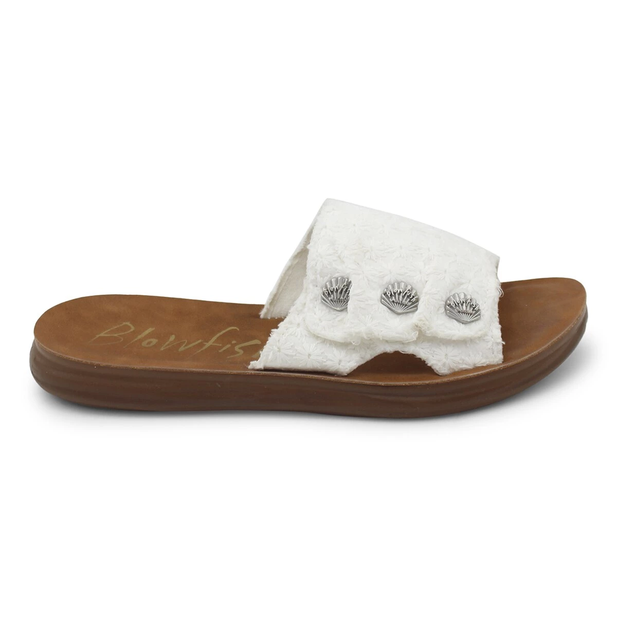 Discount 💯 Womens Blowfish Sanoma Slide 🩴 Sandals - Off White Daisy 💯 4 Discount 💯 Womens Blowfish Sanoma Slide 🩴 Sandals - Off White Daisy 💯 - Image 2