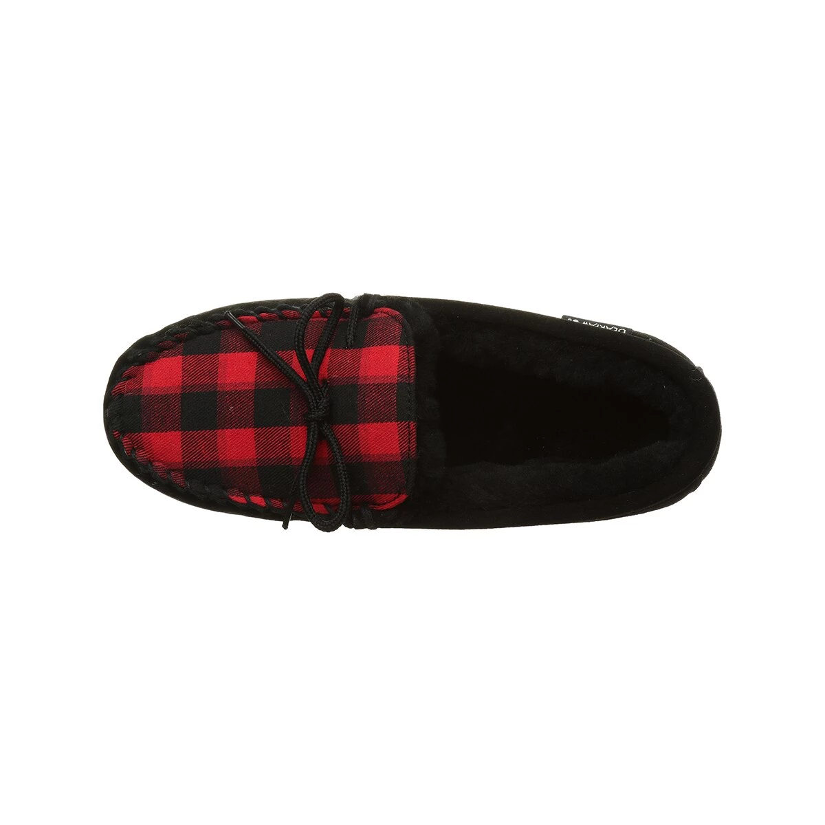 Promo 🤩 Mens BEARPAW® Moc II Black Plaid Slippers 🌟 5 Promo 🤩 Mens BEARPAW® Moc II Black Plaid Slippers 🌟 - Image 4